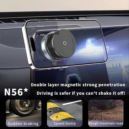 360° Strong Magnetic Car Phone Holder – Ultra Grip Dashboard & Air Vent Mount for All Smartphones